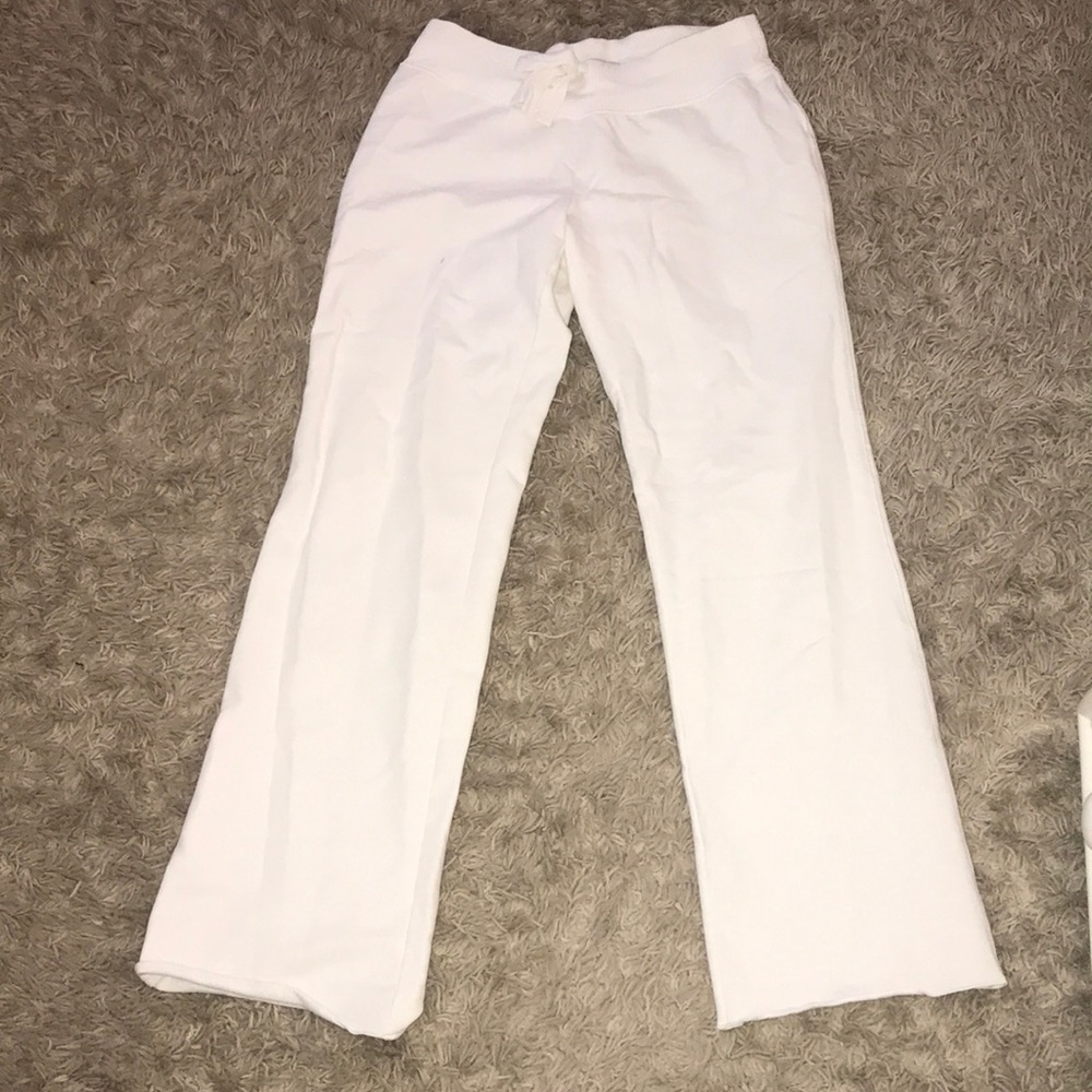 White sweatpants